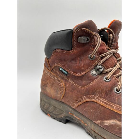 Timberland PRO HELIX 6" Men's USED Comp-Toe Waterproof Boot Brown US Size 9.5 - Picture 2 of 10